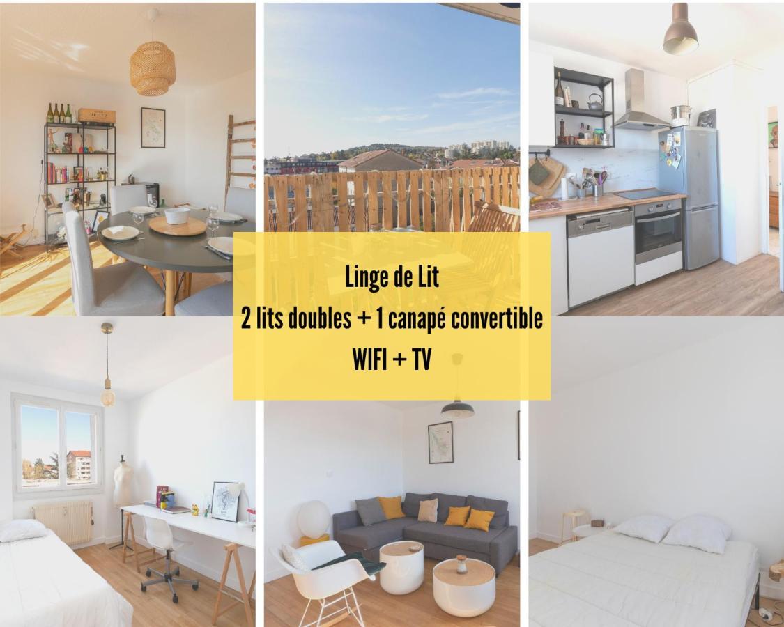 Cabana & Grand Appartement Cosy - Parking & Balcon Villefranche-sur-Saône Extérieur photo